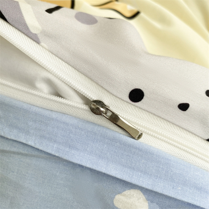 91家纺网 家纺一手货源 找家纺 本制 2024新款学生季全棉印花三件套 浮生-米