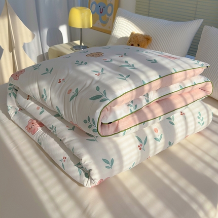 卡派 2024新款亲肤水洗棉印花春秋被 可爱兔