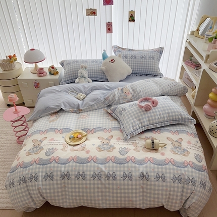 于果 2024新款全棉13370四件套(10） 西莉娅