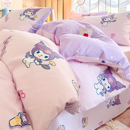 91家纺网 家纺一手货源 找家纺 （总）2024新款授权经典奥特曼-三丽鸥全棉卡通四件套学生三件套【含防伪标】