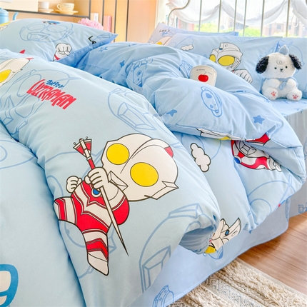 2024新款授权经典奥特曼-三丽鸥全棉卡通四件套学生三件套【含防伪标】 奥特兄弟