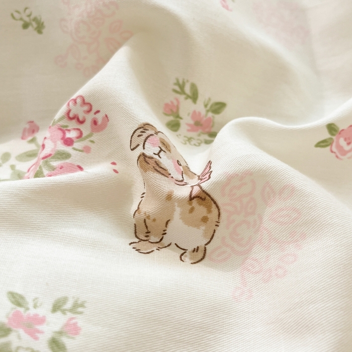 91家纺网 家纺一手货源 找家纺 慕尚家纺 2025新款全棉印花四件套 铃兰花