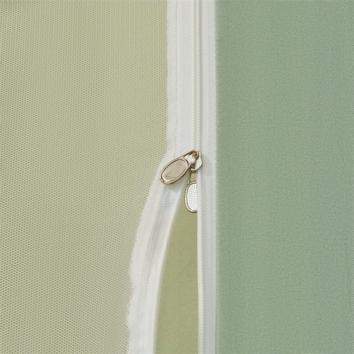 91家纺网 家纺一手货源 找家纺 迪凡保罗蚊帐 2025新款2416纳米环保加厚强遮光大版数码印花学生蚊帐（自带靠墙帘） 奶茶狗