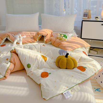 91家纺网 家纺一手货源 找家纺 （总）卡派 2024新款亲肤水洗棉印花春秋被