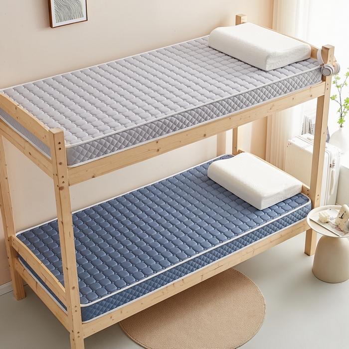 91家纺网 家纺一手货源 找家纺 卡派 2024新款单人床乳胶记忆棉立体加厚加高床垫5-10cm（面包格系列） 灰色