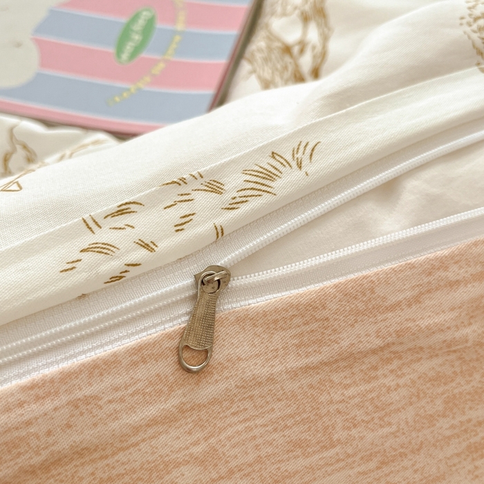 91家纺网 家纺一手货源 找家纺 慕尚家纺 2025新款全棉印花四件套 寻找秋天