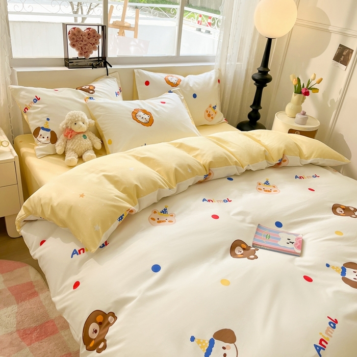 91家纺网 家纺一手货源 找家纺 （总）慕尚家纺 2025新款全棉印花四件套