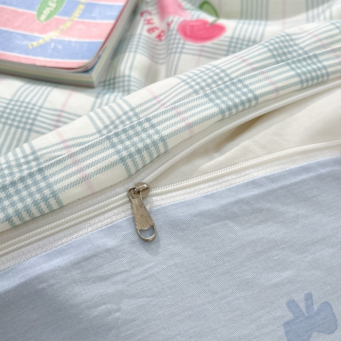 91家纺网 家纺一手货源 找家纺 慕尚家纺 2025新款全棉印花四件套 樱桃