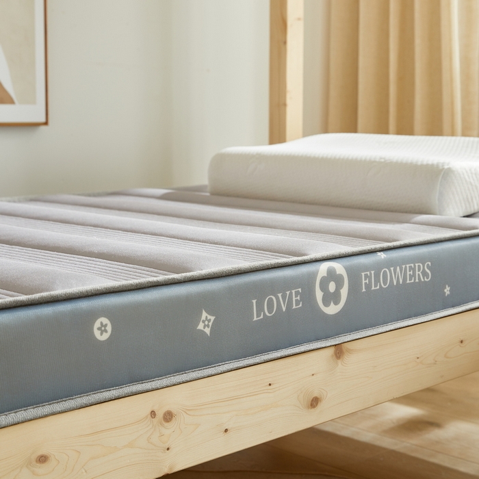 91家纺网 家纺一手货源 找家纺 卡派 2024新款单人床乳胶记忆棉立体加厚加高床垫 （时尚简约系列） 简约条-灰