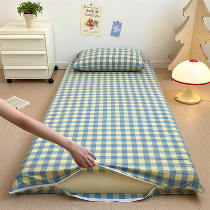 91家纺网 家纺一手货源 找家纺 （总）北欧良品 学生A类全棉床套水洗棉单品学生床套床垫套