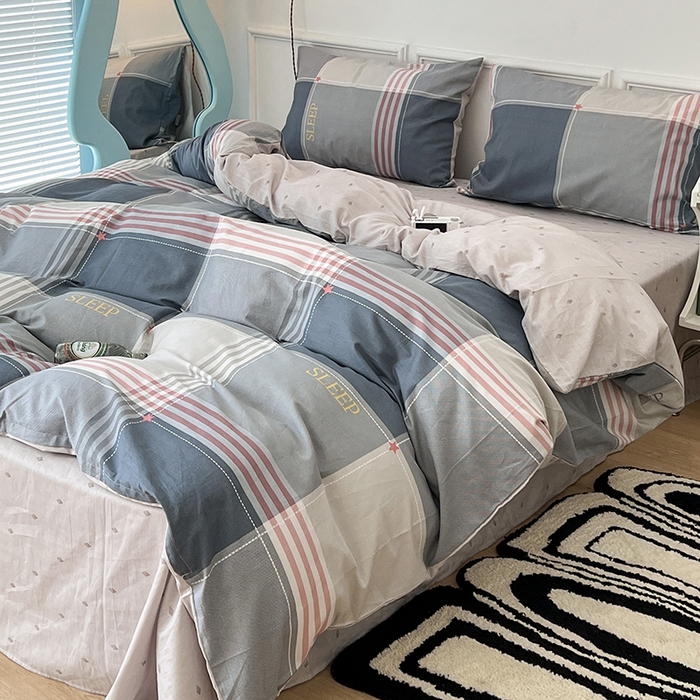 91家纺网 家纺一手货源 找家纺 2024新款13070跑量款全棉四件套--北欧系列 斯普兰德