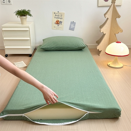 91家纺网 家纺一手货源 找家纺 （总）北欧良品 学生A类全棉床套水洗棉单品学生床套床垫套