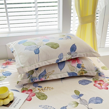 91家纺网 家纺一手货源 找家纺 （总1）安逸家纺 新款全棉枕套加厚生态磨毛学生单枕套一对