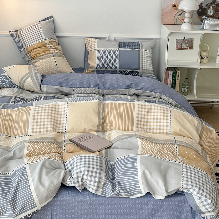 91家纺网 家纺一手货源 找家纺 2024新款13070跑量款全棉四件套--北欧系列 布拉德里