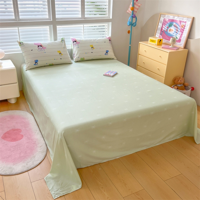 91家纺网 家纺一手货源 找家纺 红馆 2025年全棉12868印花系列四件套恐龙乐园