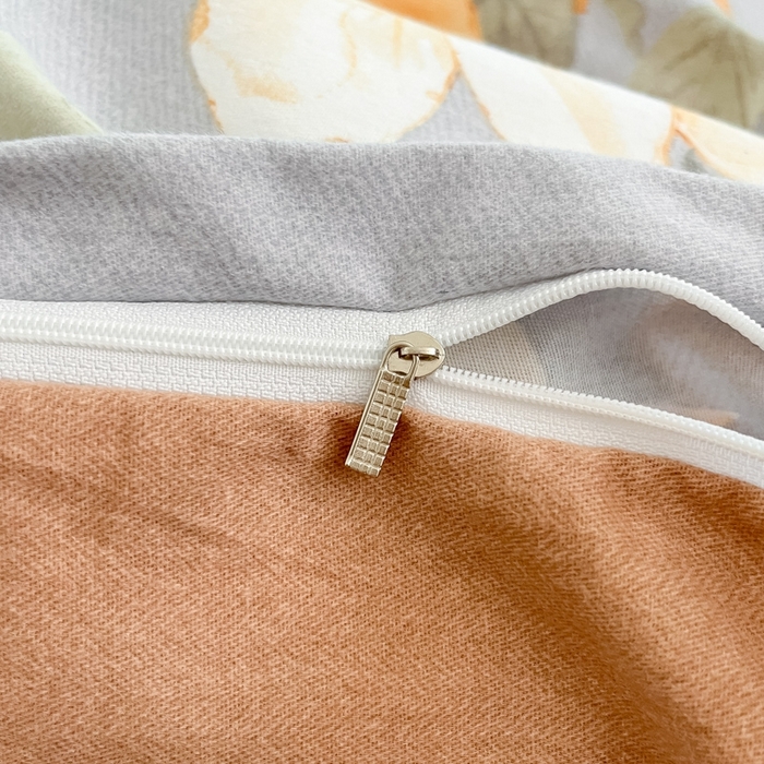 91家纺网 家纺一手货源 找家纺 莱米家纺 2024新款全棉加厚磨毛印花四件套 茉彩