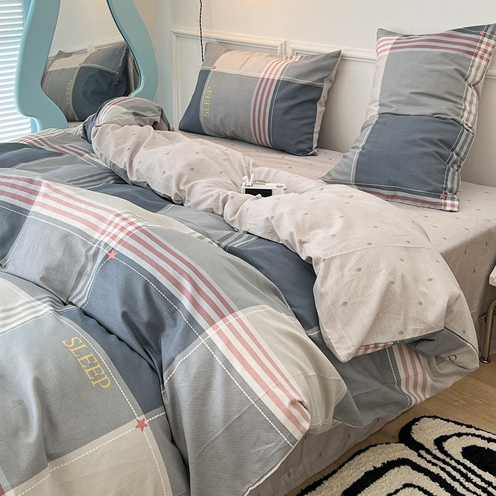 91家纺网 家纺一手货源 找家纺 2024新款13070跑量款全棉四件套--北欧系列 斯普兰德