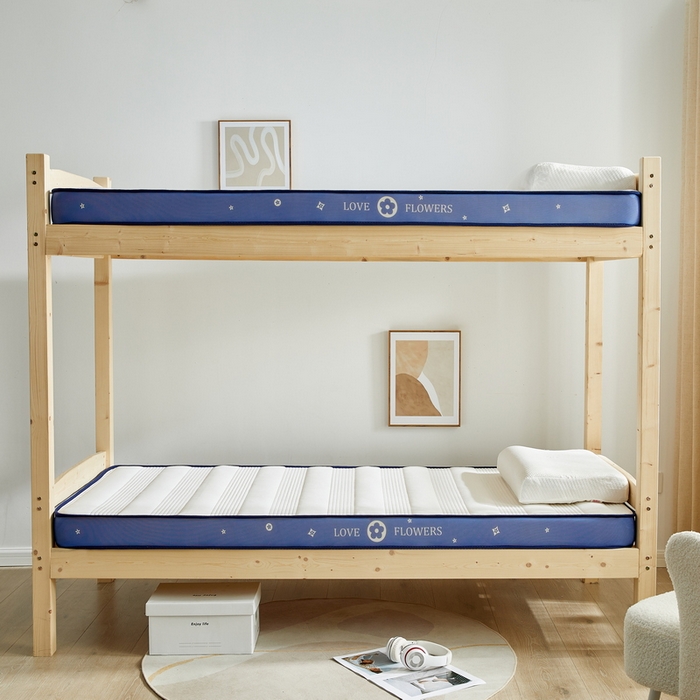 91家纺网 家纺一手货源 找家纺 卡派 2024新款单人床乳胶记忆棉立体加厚加高床垫 （时尚简约系列） 简约条-白兰