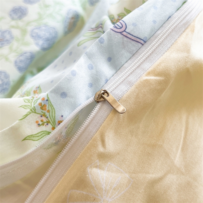 91家纺网 家纺一手货源 找家纺 红馆 2025年全棉12868印花系列四件套花涧