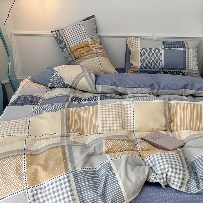 91家纺网 家纺一手货源 找家纺 2024新款13070跑量款全棉四件套--北欧系列 布拉德里