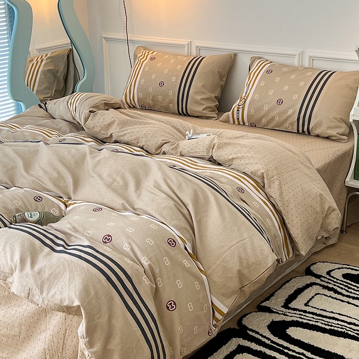 91家纺网 家纺一手货源 找家纺 2024新款13070跑量款全棉四件套--北欧系列 格调生活