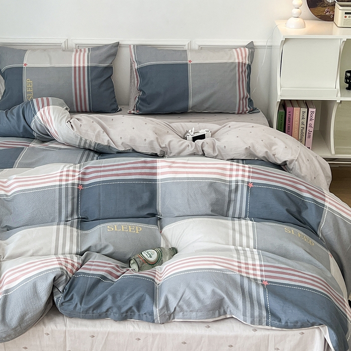 91家纺网 家纺一手货源 找家纺 2024新款13070跑量款全棉四件套--北欧系列 斯普兰德