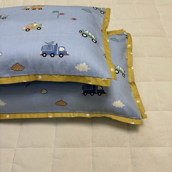 91家纺网 家纺一手货源 找家纺 良佐生活 2024新款A类133x72铂金全棉枕套枕头枕芯七彩童年系列 枕套+枕芯 汽车之家