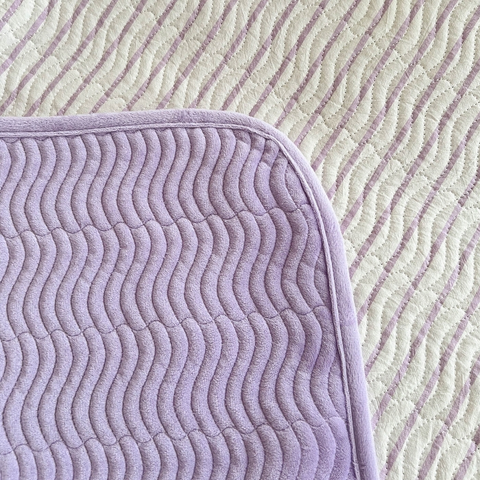 91家纺网 家纺一手货源 找家纺 沐纯家居 2024新款开学季（A类全棉水洗棉，棉加绒）床盖三件套  可乐紫