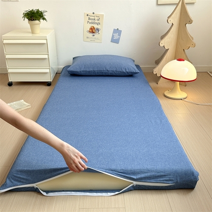 91家纺网 家纺一手货源 找家纺 （总）北欧良品 学生A类全棉床套水洗棉单品学生床套床垫套