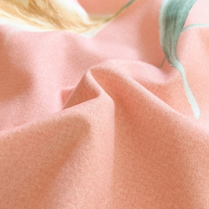 91家纺网 家纺一手货源 找家纺 莱米家纺 2024新款全棉加厚磨毛印花四件套 花穗