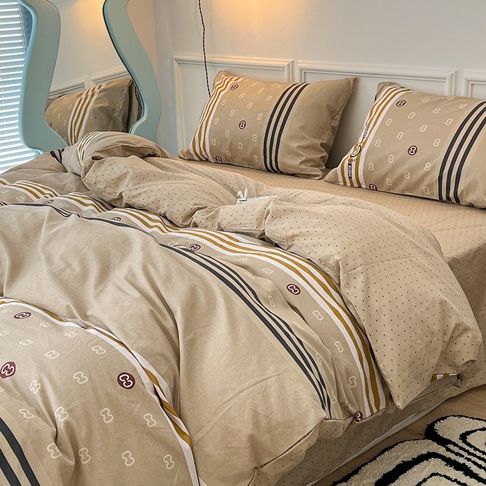 91家纺网 家纺一手货源 找家纺 2024新款13070跑量款全棉四件套--北欧系列 格调生活