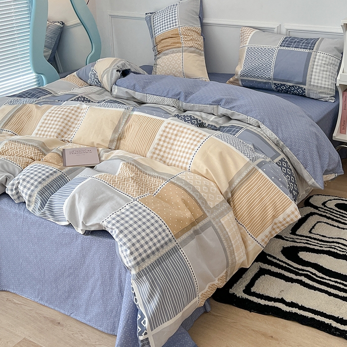 91家纺网 家纺一手货源 找家纺 2024新款13070跑量款全棉四件套--北欧系列 布拉德里