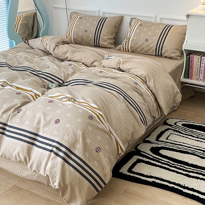 91家纺网 家纺一手货源 找家纺 2024新款13070跑量款全棉四件套--北欧系列 格调生活