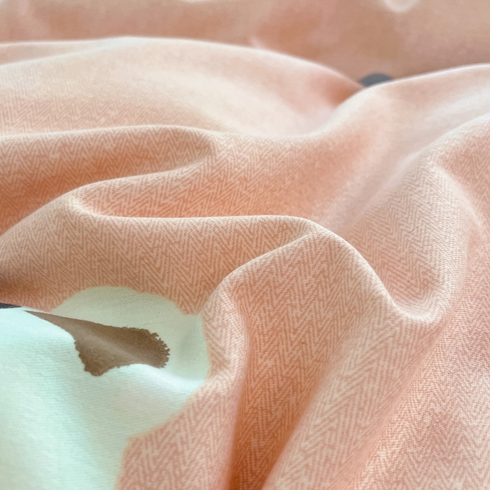 91家纺网 家纺一手货源 找家纺 莱米家纺 2024新款全棉加厚磨毛印花四件套 节日熊