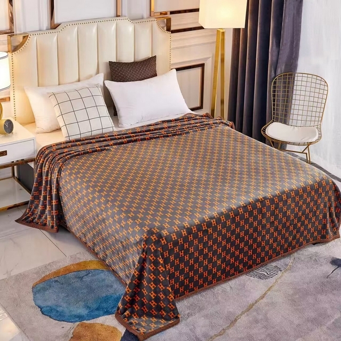 91家纺网 家纺一手货源 找家纺 卉晨毛毯家纺 2024新款潮人毯空调毯午睡毯毛毯 幻想