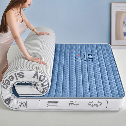 91家纺网 家纺一手货源 找家纺 （总） 2024新款A类华夫格乳胶记忆海绵床垫