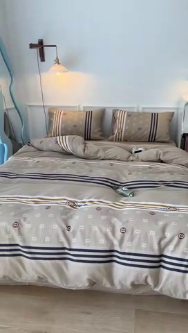 91家纺网 家纺一手货源 找家纺 2024新款13070跑量款全棉四件套--北欧系列 格调生活