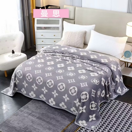 91家纺网 家纺一手货源 找家纺 （总）卉晨毛毯家纺 2024新款潮人毯空调毯午睡毯毛毯