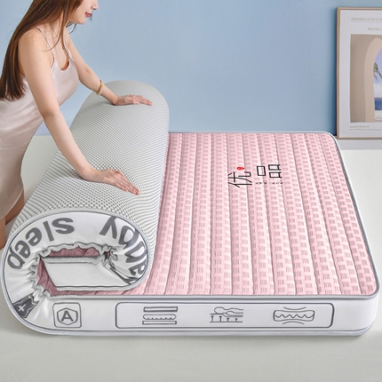 91家纺网 家纺一手货源 找家纺 （总） 2024新款A类华夫格乳胶记忆海绵床垫