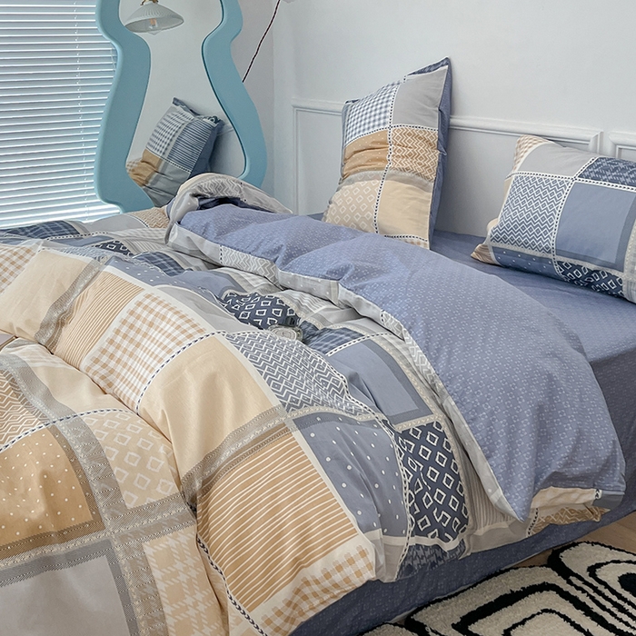 91家纺网 家纺一手货源 找家纺 2024新款13070跑量款全棉四件套--北欧系列 布拉德里