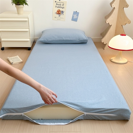 91家纺网 家纺一手货源 找家纺 （总）北欧良品 学生A类全棉床套水洗棉单品学生床套床垫套