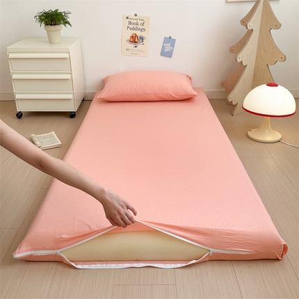 91家纺网 家纺一手货源 找家纺 （总）北欧良品 学生A类全棉床套水洗棉单品学生床套床垫套