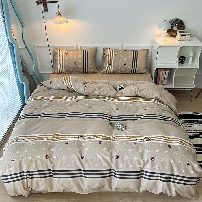 91家纺网 家纺一手货源 找家纺 2024新款13070跑量款全棉四件套--北欧系列 格调生活