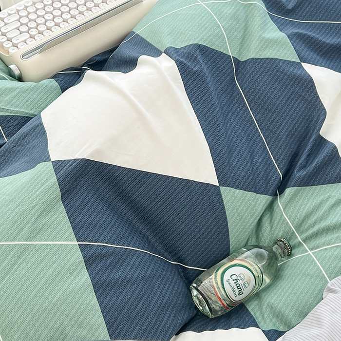 91家纺网 家纺一手货源 找家纺 2024新款13070跑量款全棉四件套--北欧系列 伯利克格