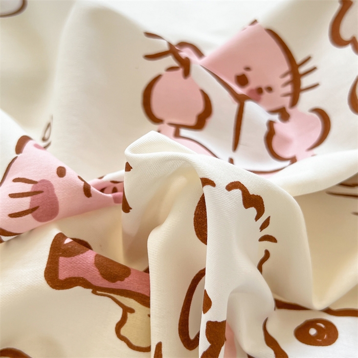 91家纺网 家纺一手货源 找家纺 红馆 2025年全棉12868印花系列四件套完美假日