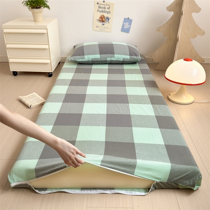 91家纺网 家纺一手货源 找家纺 （总）北欧良品 学生A类全棉床套水洗棉单品学生床套床垫套