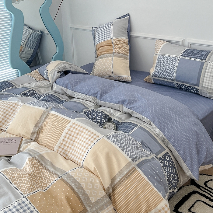 91家纺网 家纺一手货源 找家纺 2024新款13070跑量款全棉四件套--北欧系列 布拉德里