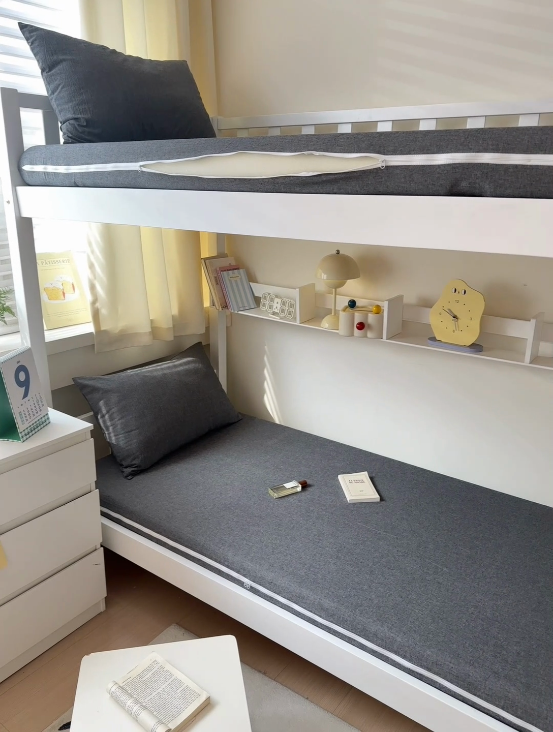 91家纺网 家纺一手货源 找家纺 北欧良品 2024新款学生季A类全棉水洗棉单品床套床垫套 深灰