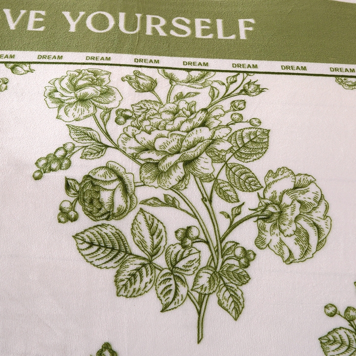 91家纺网 家纺一手货源 找家纺 望淮 2025新款230g印花金貂绒牛奶绒四件套 莫奈花园