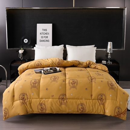 91家纺网 家纺一手货源 找家纺 易展家居 2024新款直播礼品被亲肤磨毛驼绒被 玉府驼